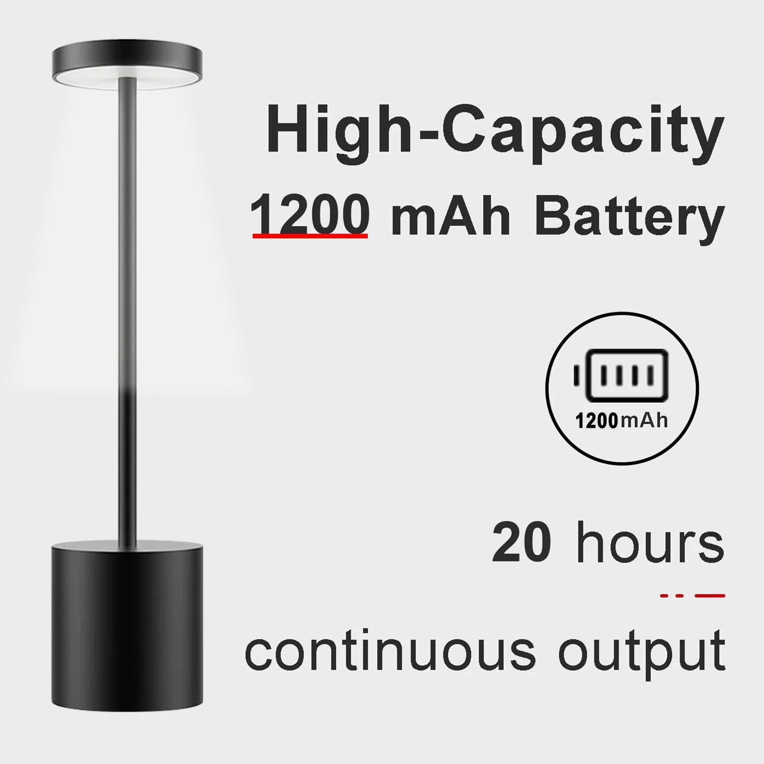 Lampe de table sans fil MEEROX - vue 10 sur 12