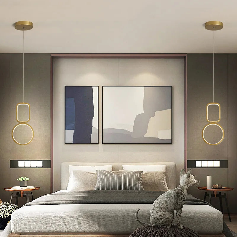 suspension led moderne pour un éclairage décoratif intérieur - vue 6 sur 10