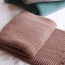 plaid tricoté doux moderne pour salon chambre
