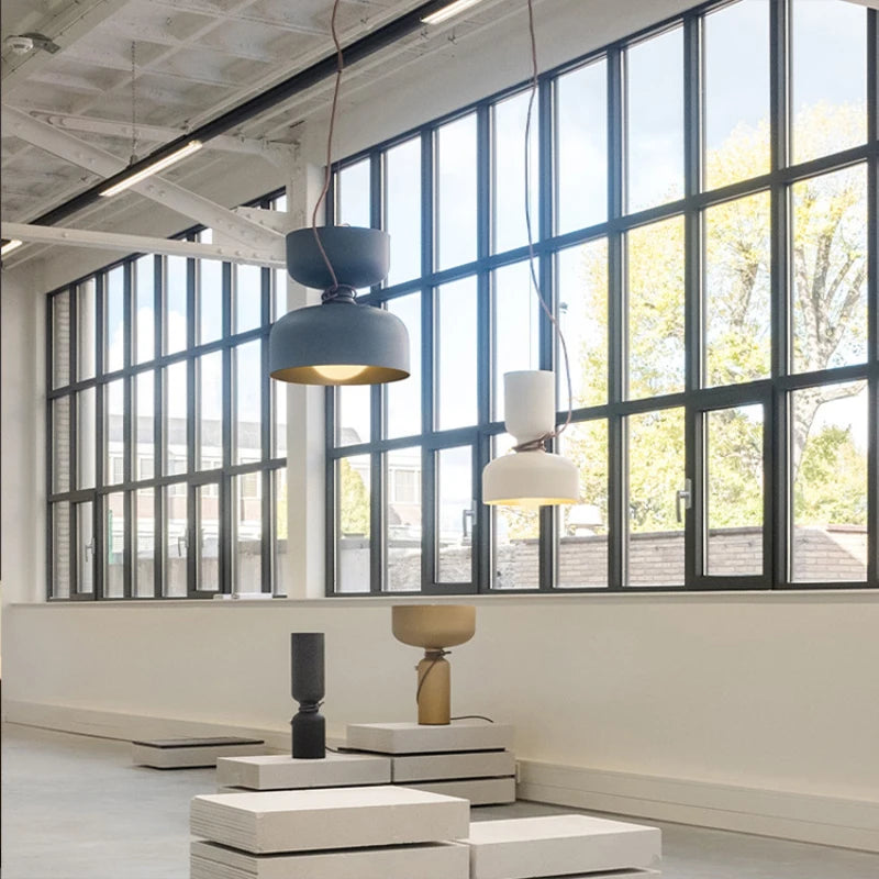 lustre led moderne design danois pour intérieur minimaliste - vue 3 sur 7