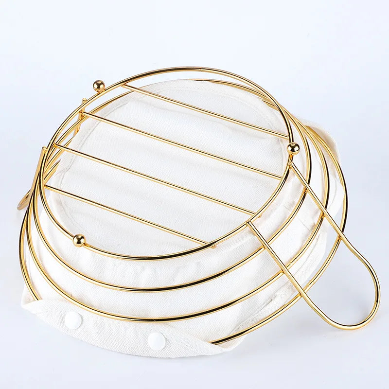 panier de rangement rond pour pain gâteaux et collations - vue 4 sur 6