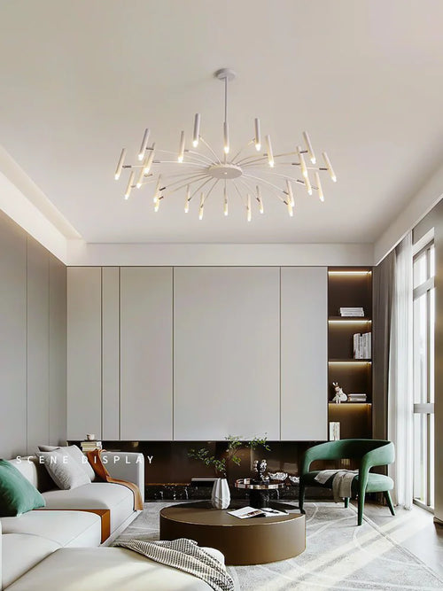 lustre moderne en design nordique pour un éclairage élégant - vue 6 sur 14