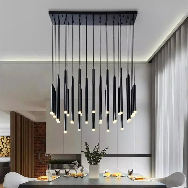 lustre moderne en goutte d'eau pour éclairage intérieur 2024 - vue 6 sur 6