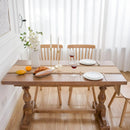 Chemin de table jute macramé style rustique beige