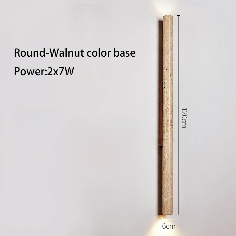 Applique murale longue Led en pierre - vue 20 sur 21