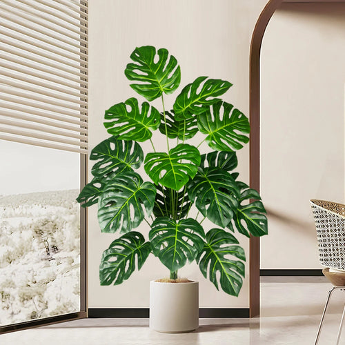 arbre monstera artificiel pour décoration de jardin et bureau - vue 6 sur 9