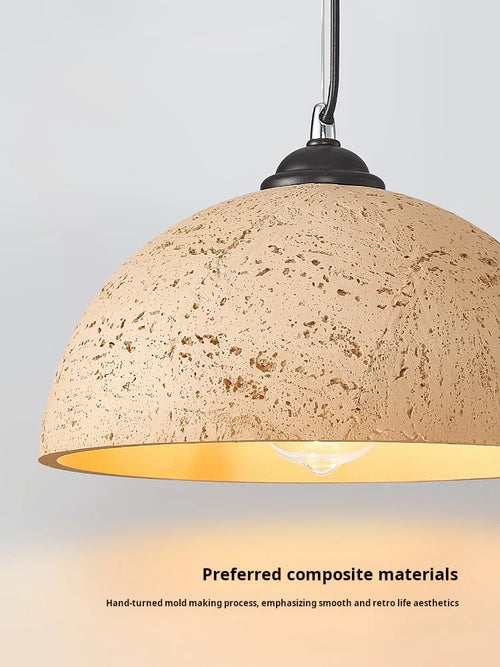 lustre japonais wabi sabi pour décoration moderne nordique - vue 5 sur 11