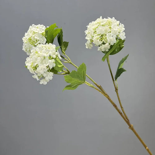 boule de neige florale en soie décoration mariage fausses fleurs hortensia - vue 12 sur 13