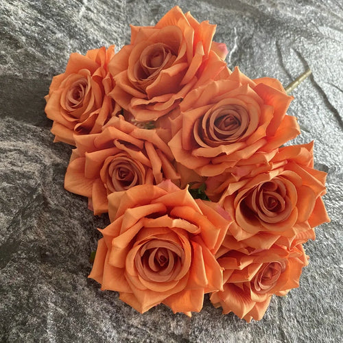 rose artificielle en soie pour décoration et photographie de mariage - vue 23 sur 22