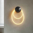 applique murale créative en silicone avec lumière douce 3000k