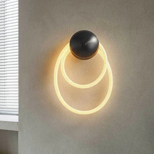 applique murale créative en silicone avec lumière douce 3000k - vue 2 sur 10