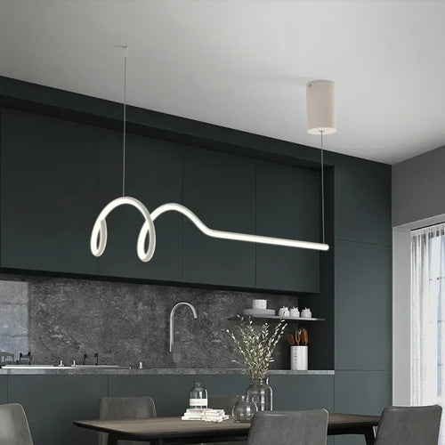 suspension LED design moderne idéale pour hôtels - vue 6 sur 10