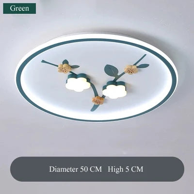 plafonnier led design floral pour décoration moderne de plafond - vue 12 sur 12