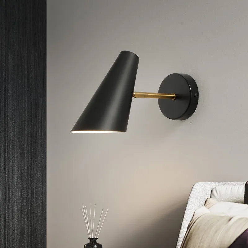 lampe de chevet nordique moderne avec interrupteur créatif ajustable - vue 3 sur 8