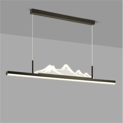 lustre de style chinois pour restaurant et bureau montagne - vue 2 sur 10