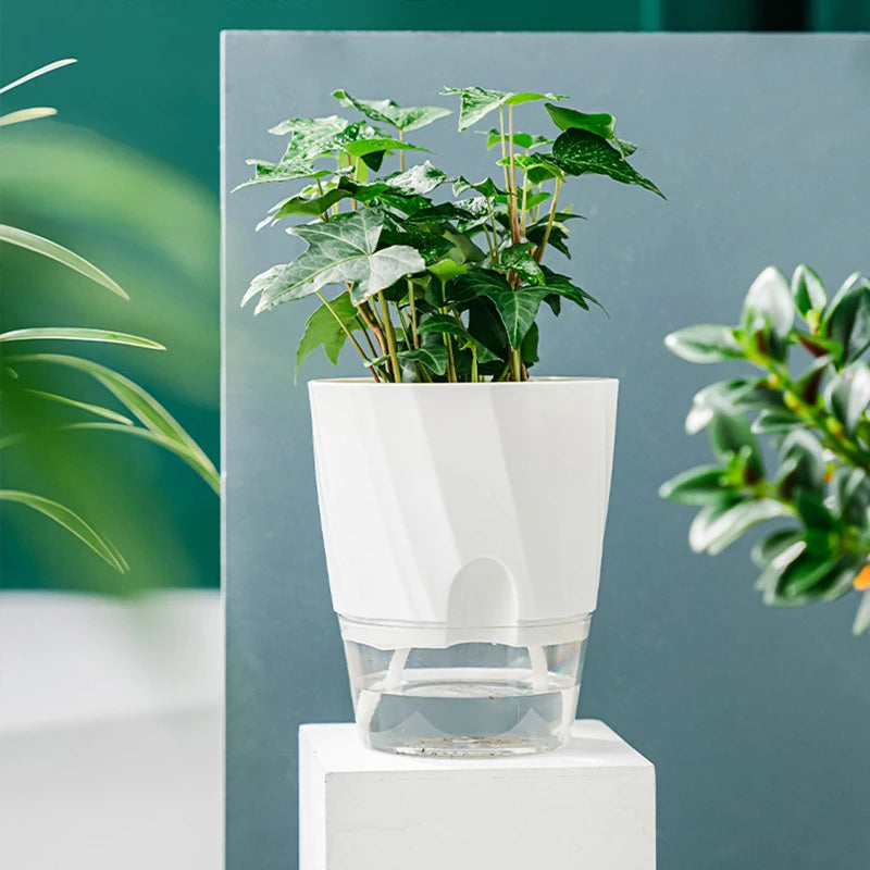 pot de fleurs automatique pour plantes d'intérieur hydroponiques - vue 4 sur 6