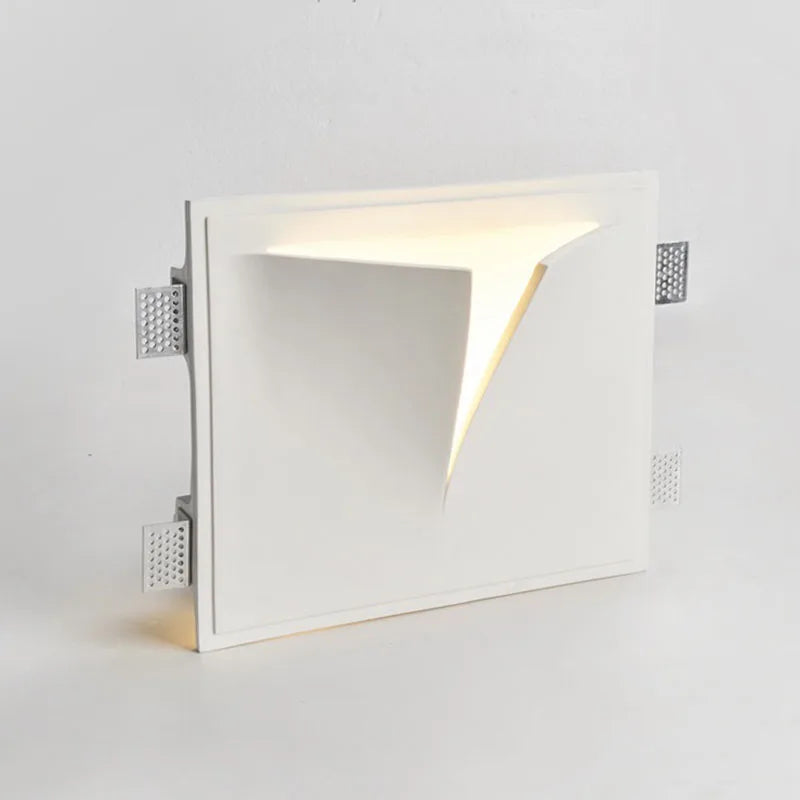 applique murale led créative en gypse pour hôtel et allée - vue 5 sur 6