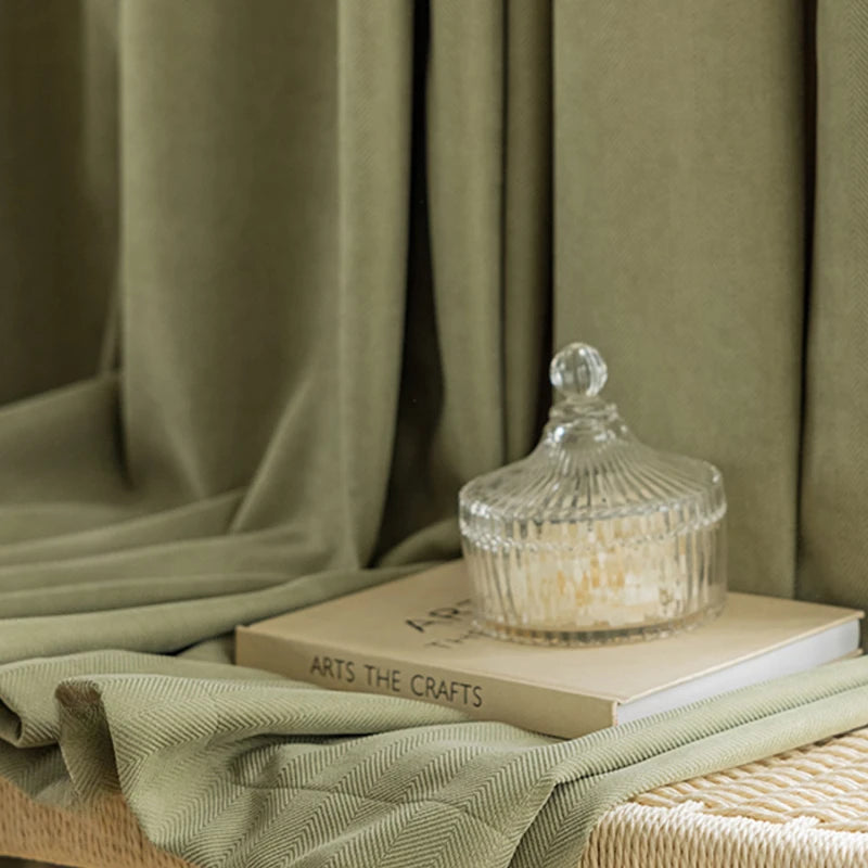 Rideau occultant uni style moderne pour salon chambre - vue 2 sur 23