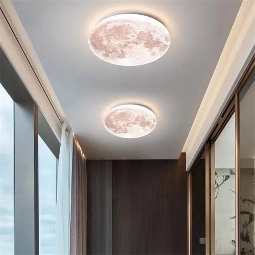 plafonnier lune led romantique créative pour enfants - vue 6 sur 10
