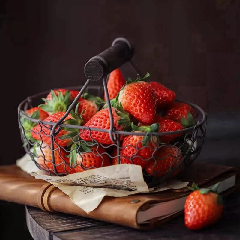 panier créatif de rangement pour œufs et fruits - vue 4 sur 10