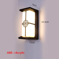 applique murale extérieure étanche abs pour éclairage de jardin