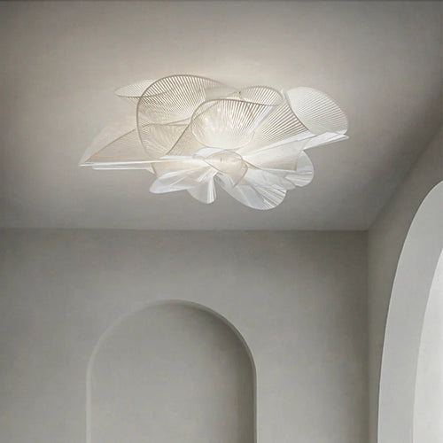 Plafonnier LED en PVC noir pour chambre à coucher - vue 5 sur 9