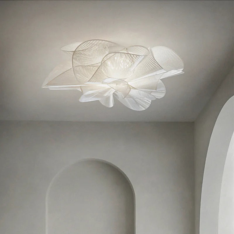 Plafonnier LED en PVC noir pour chambre à coucher - vue 4 sur 9