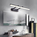 lampe de miroir led minimaliste moderne réglable et rétractable