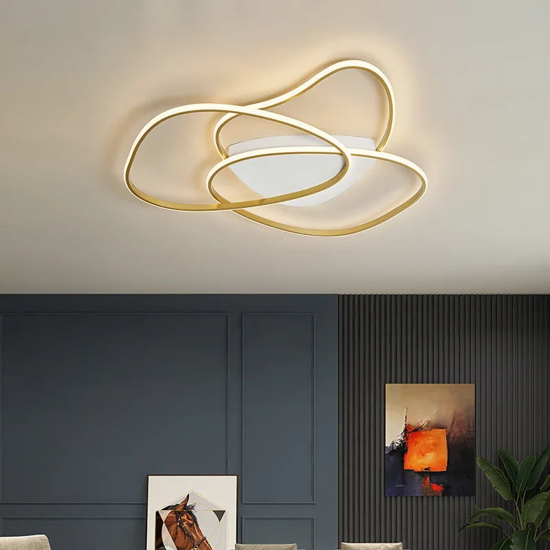 plafonnier led moderne design créatif pour intérieur décoratif - vue 3 sur 10