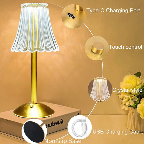 Lampe de Table tactile LED sans fil - vue 3 sur 6