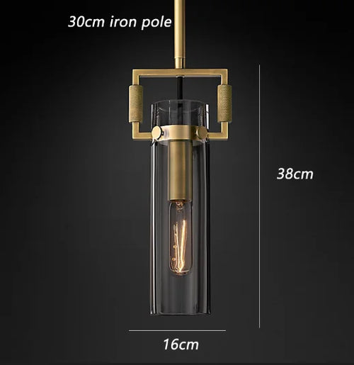 suspension industrielle en verre pour décoration intérieure - vue 13 sur 15