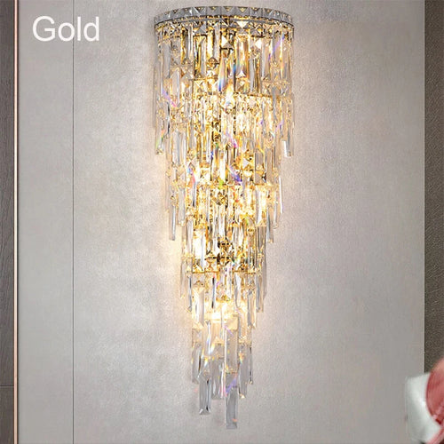 applique murale en cristal pour décoration intérieure moderne - vue 6 sur 6