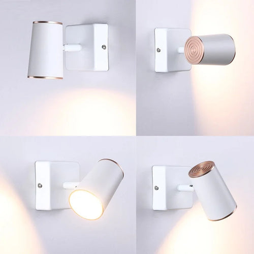 applique murale led moderne rotative pour décoration intérieure - vue 6 sur 20