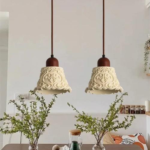 lustre créatif antique en résine pour décoration rétro - vue 2 sur 14