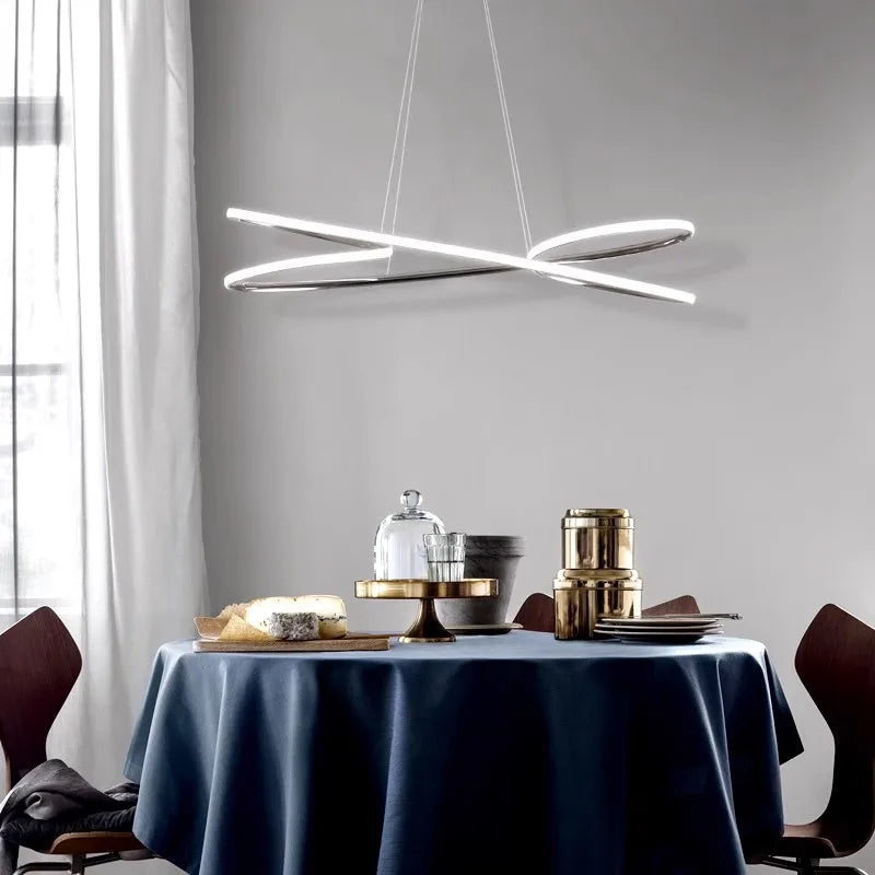 suspension led moderne pour décoration intérieure élégante et raffinée - vue 2 sur 6