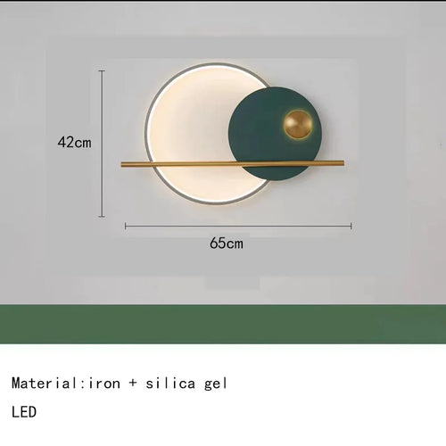 applique murale led minimaliste avec anneau pour restaurant - vue 13 sur 15