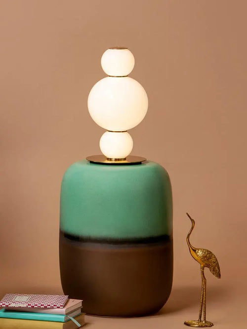 lampadaire en verre design éclairage moderne pour intérieur décoratif - vue 4 sur 11