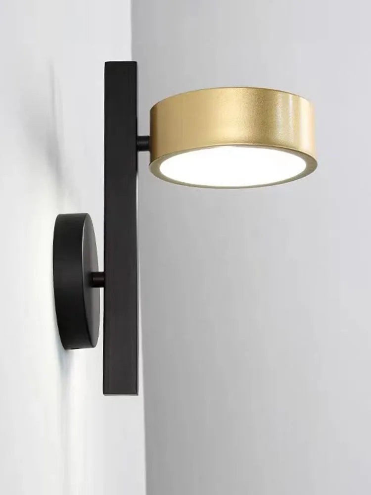 Nordic Creative Bedroom, Bedside Lamp Wall Lamp Personalized and Simple Hallway Entrance Wall Lamp Modern and Simple Living Room - vue 1 sur 7