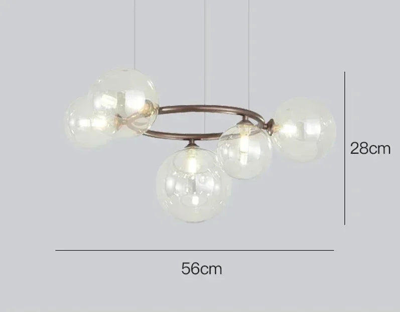 lustre design post-moderne minimaliste pour intérieur contemporain