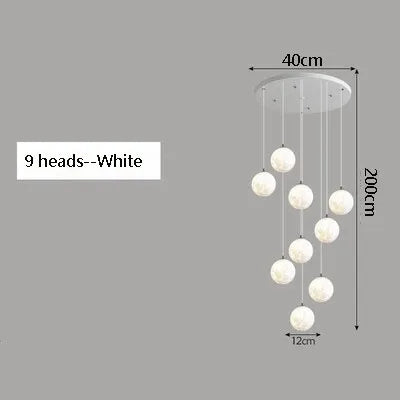 suspension moderne créative pour espace minimaliste élégant
