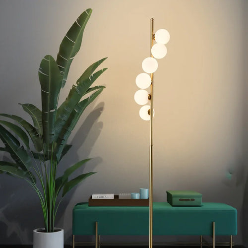 lampe à poser en verre spirale pour décoration intérieure - vue 2 sur 6