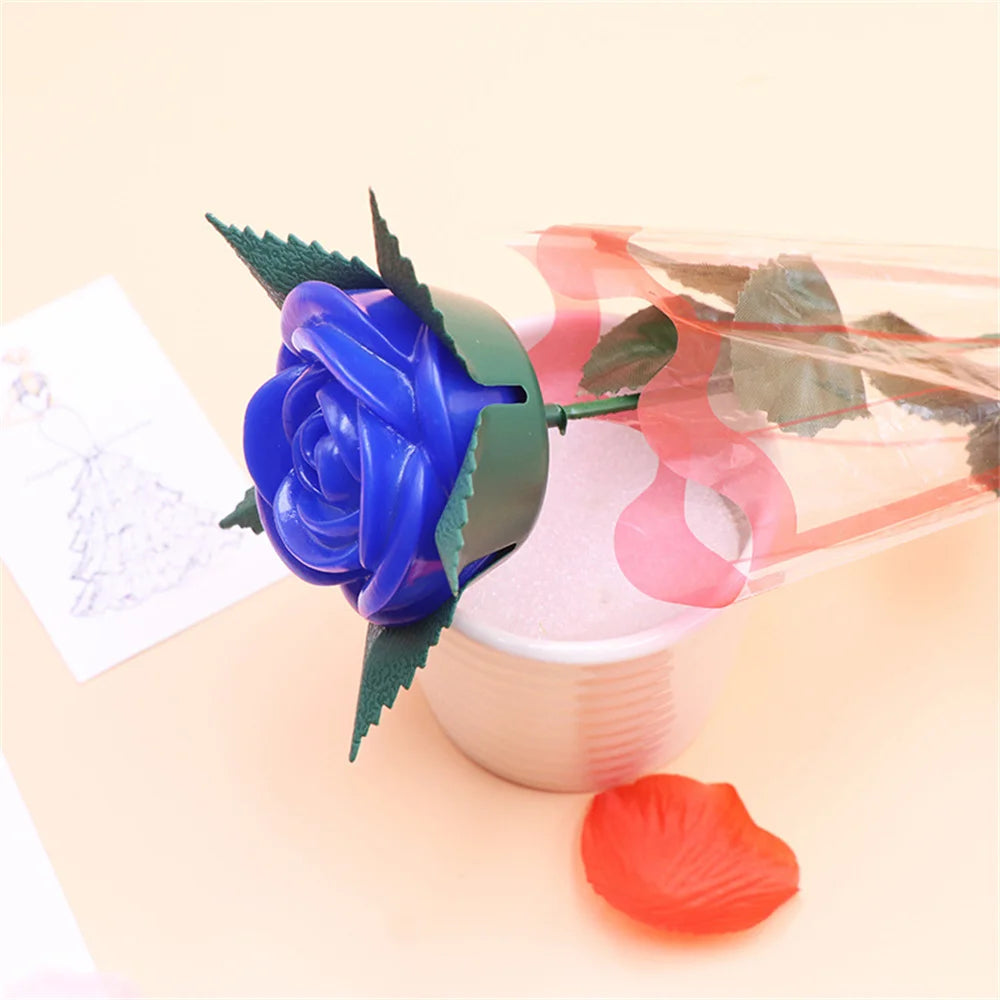 branche de roses lumineuses pour saint valentin et fêtes romantiques - vue 7 sur 12