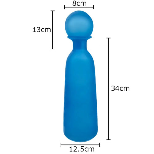 vase en verre dépoli pour fleurs artificielles décoration moderne - vue 16 sur 21
