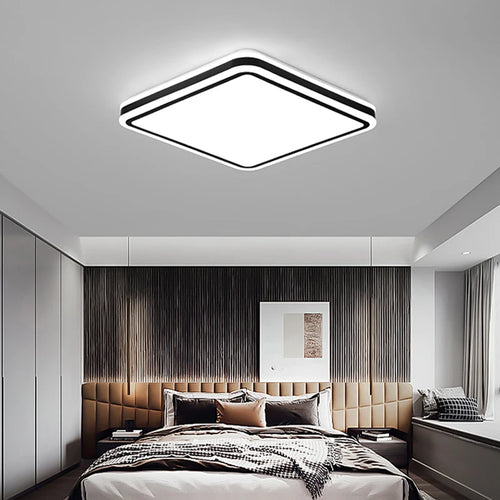 encastré led ambiance moderne ronde nordique lampes - vue 3 sur 10