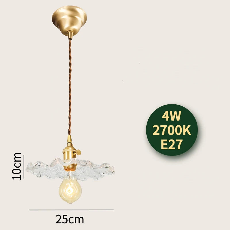 suspension en verre diamant led nordique moderne - vue 14 sur 30