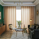 Voilage froissé moderne léger pour salon chambre fenêtre