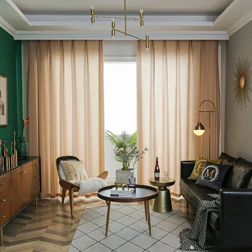 Voilage froissé moderne léger pour salon chambre fenêtre