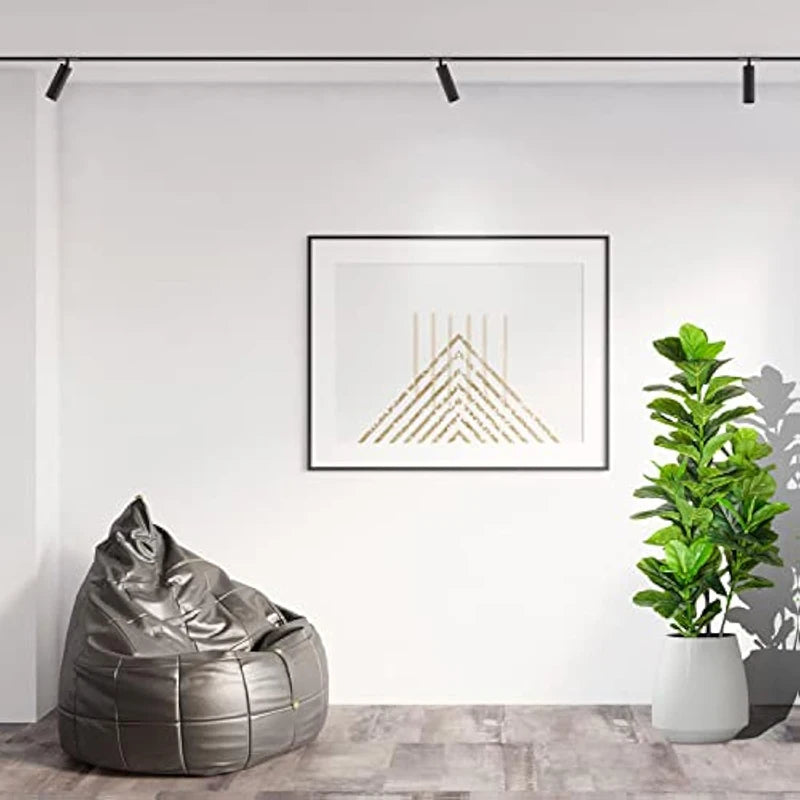 arbre tropical artificiel avec grandes branches et feuilles en plastique - vue 3 sur 12