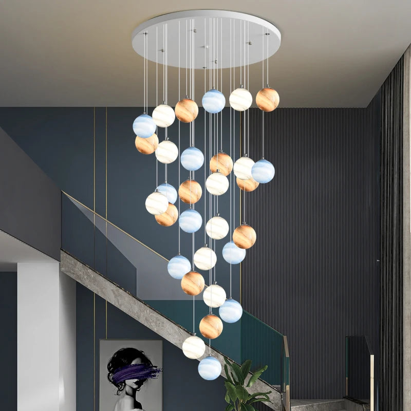lustre boule coloré pour un éclairage moderne et élégant - vue 3 sur 14