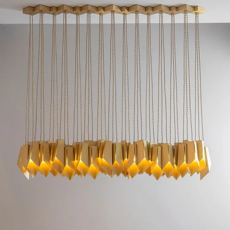 Modern Designer LED Chandelier Lighting Living Dining Room Decor Led Pendant Light Villa Bar Dining Table Hanging Lamp Luminaire - vue 3 sur 12